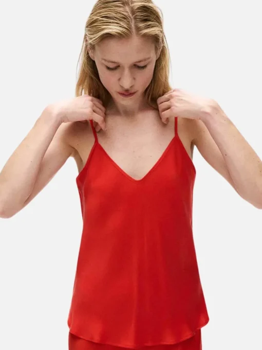 Bias Cut Cami - Geranium