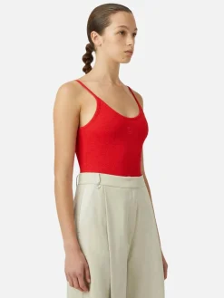 Cali Bodysuit - Poppy Red