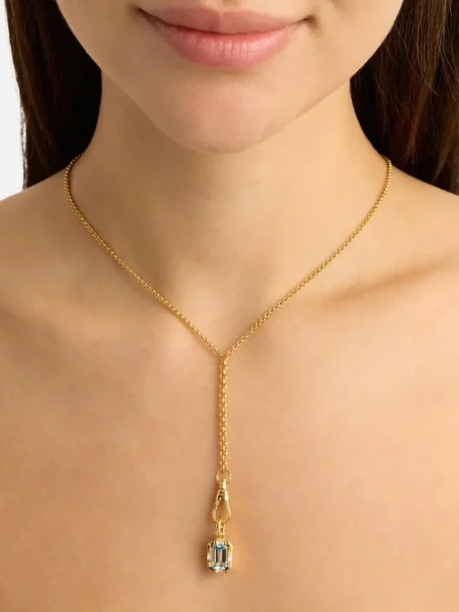 Calm Your Soul Topaz Annex Pendant - 18k Gold