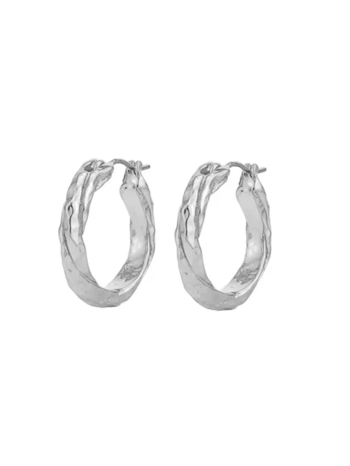 Catalina Hoops - Silver