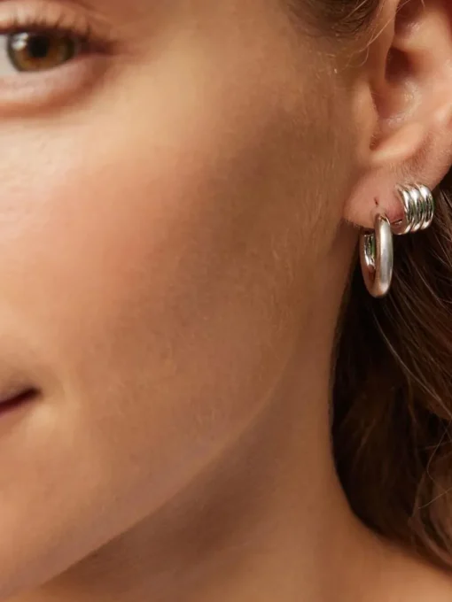 Chrissy Hoops Sterling 925 - Silver
