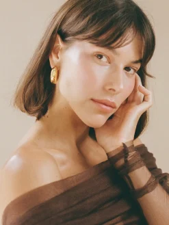 Dina Hoops - Gold