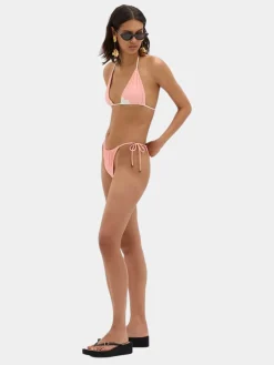Eden Scene Reversible Bikini Top - Pink