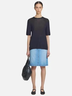 Ember Knit Tee - Black