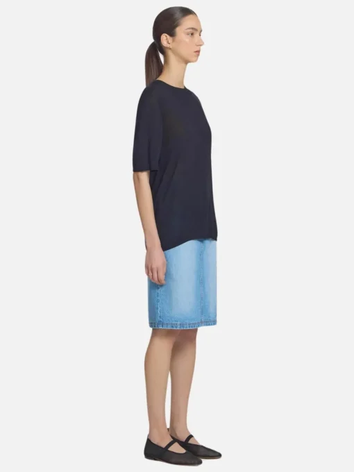 Ember Knit Tee - Black
