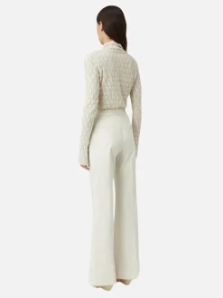 Floris Pant - Ivory Marle