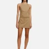Gabe Mini Skirt - Caramel