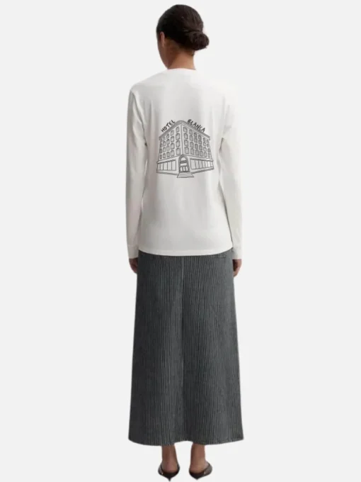 Hotel Blanca LS Tee - White
