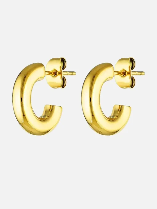 Hugo Hoop Earrings - Gold