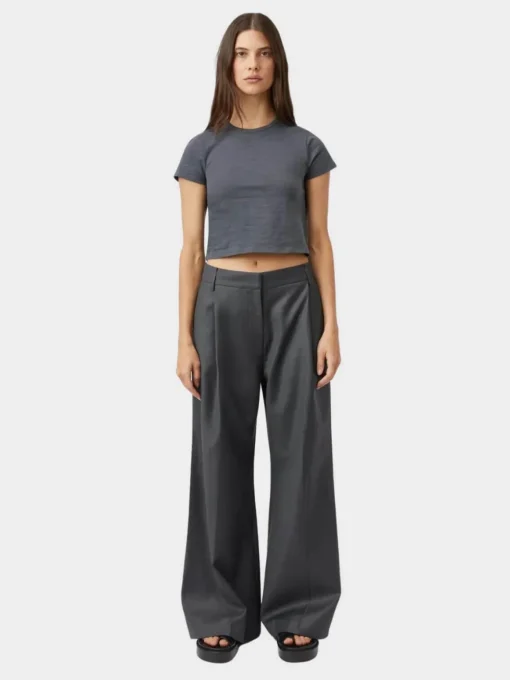 Ida Slub Tee - Slate