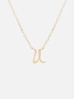 14K Gold Love Letter Necklace