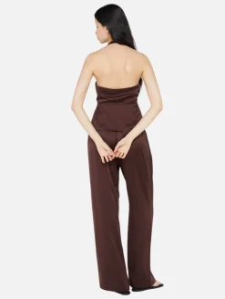 Kaia Halter Top - Choc Plum