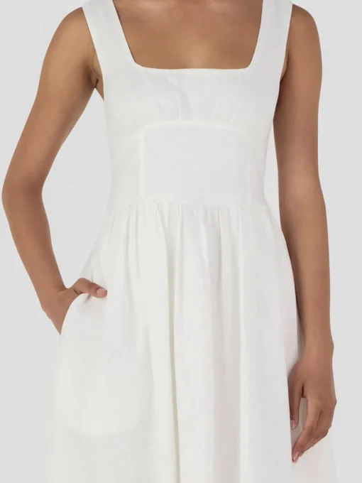 Leonay Midi Dress - Ivory