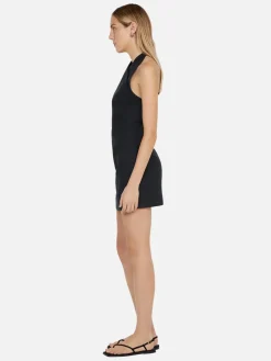 Marianna Halter Mini Dress - Black