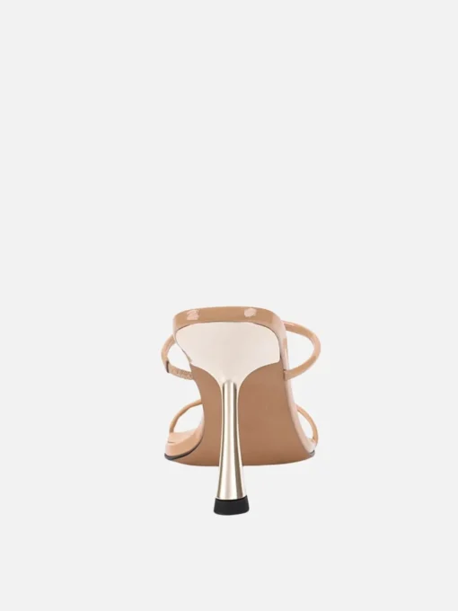 Marilyn Sandal - Beige Patent Leather