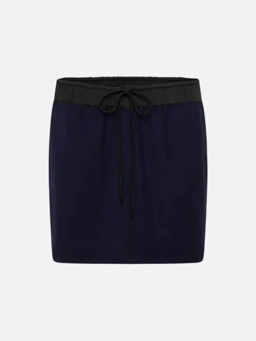 Saphira Pinstripe Skirt - Ink Blue