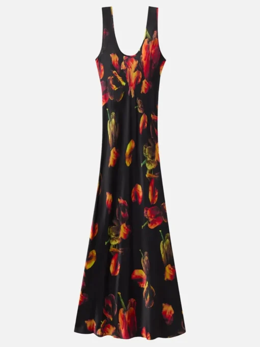 Scoop Neck Dress - Tulipa Black