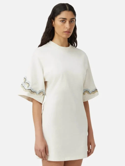 Serene Tee Dress - Ivory