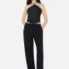 Simona Halter Top - Black