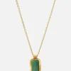 Teo Gold Necklace - Jade