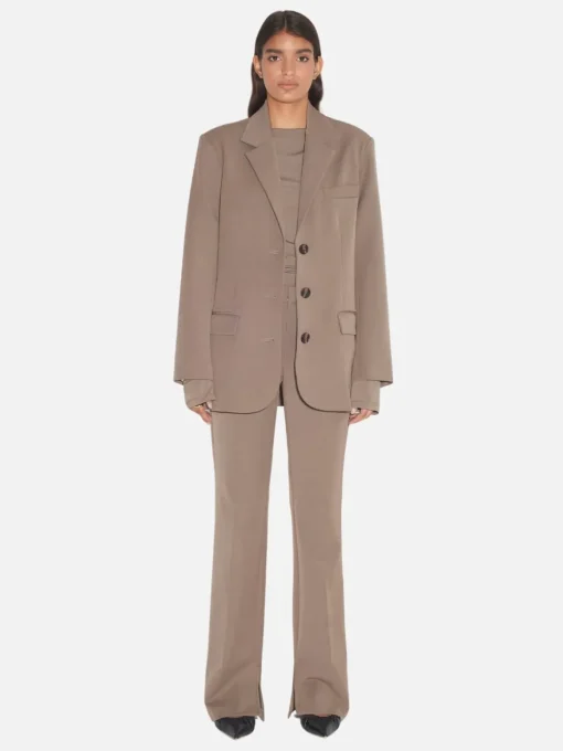 Uma Tailored Suit Pant - Olivine