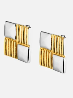 Valentina Earrings - Two-Tone