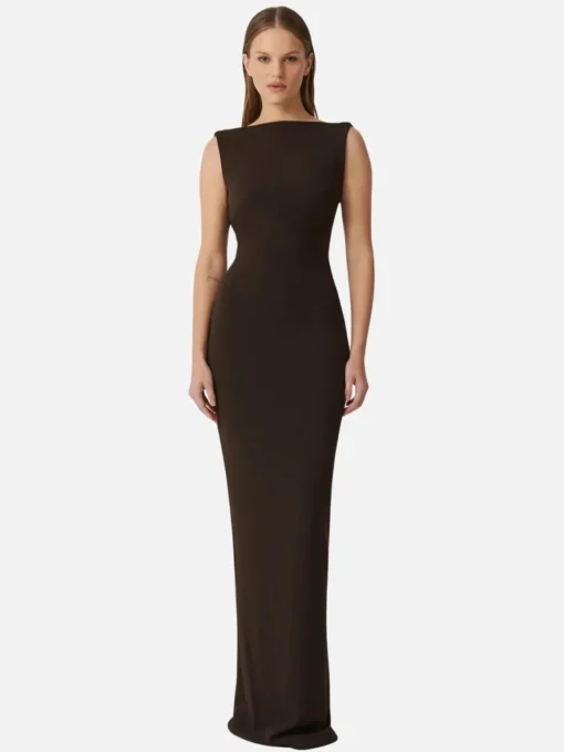 Verona Gown - Coffee