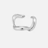 Wave Ear Cuff: Sterling Silver